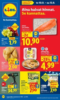 LIDL tarjoukset - Alkaen TO 10.9.2026
