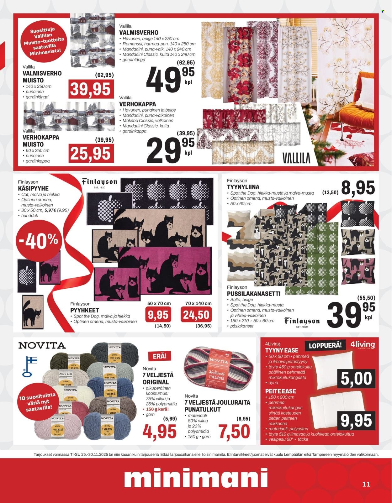 MINIMANI tarjoukset - Alkaen TI 25.11.2025