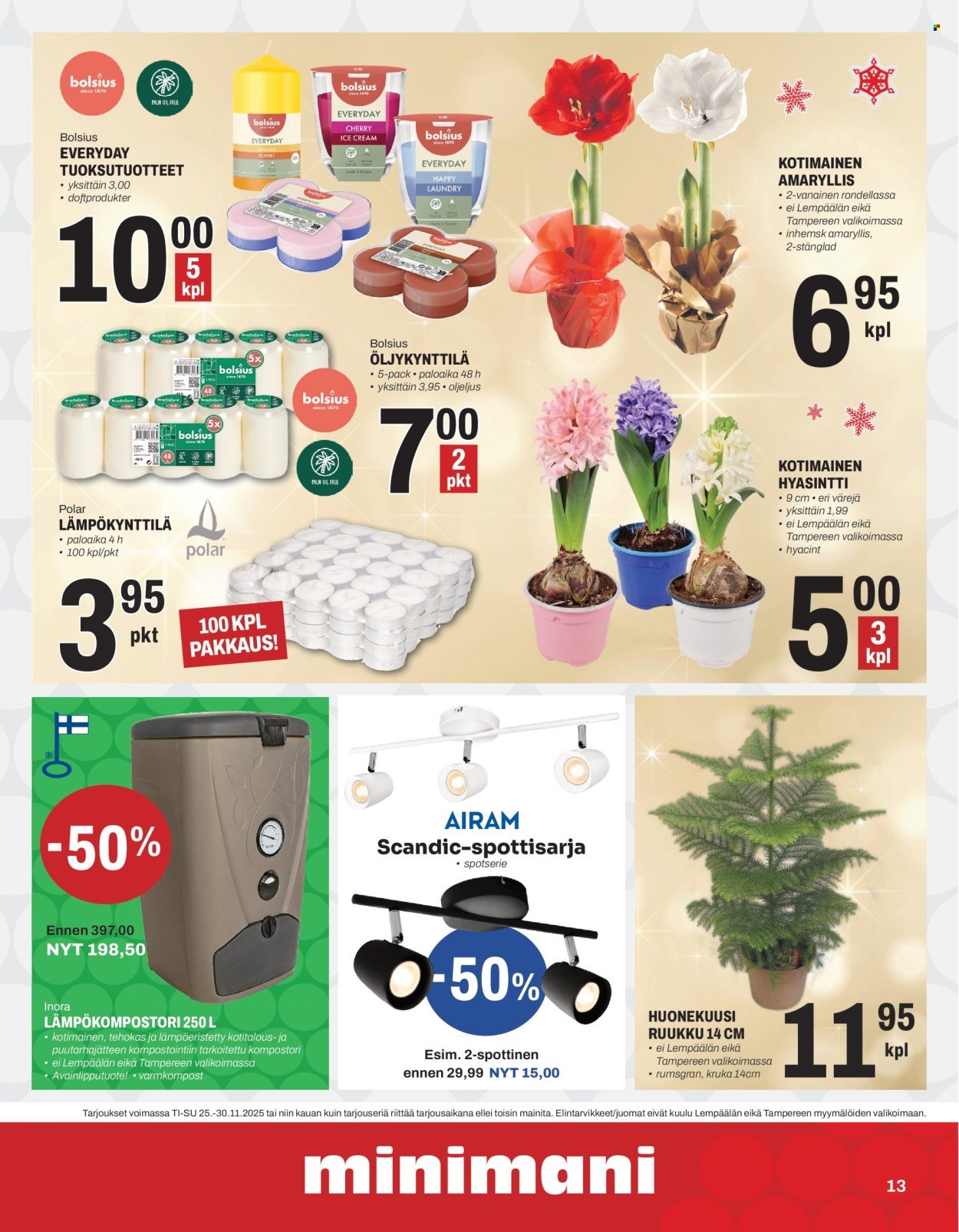 MINIMANI tarjoukset - Alkaen TI 25.11.2025