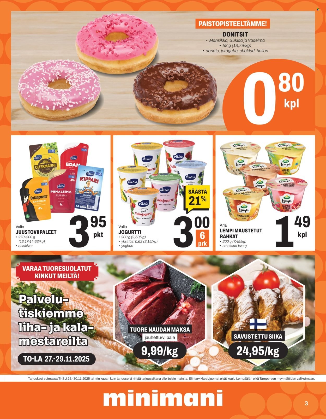 MINIMANI tarjoukset - Alkaen TI 25.11.2025