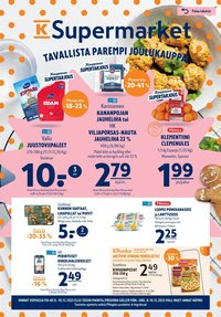 K-SUPERMARKET tarjoukset - Tavallista parempi joulukauppa