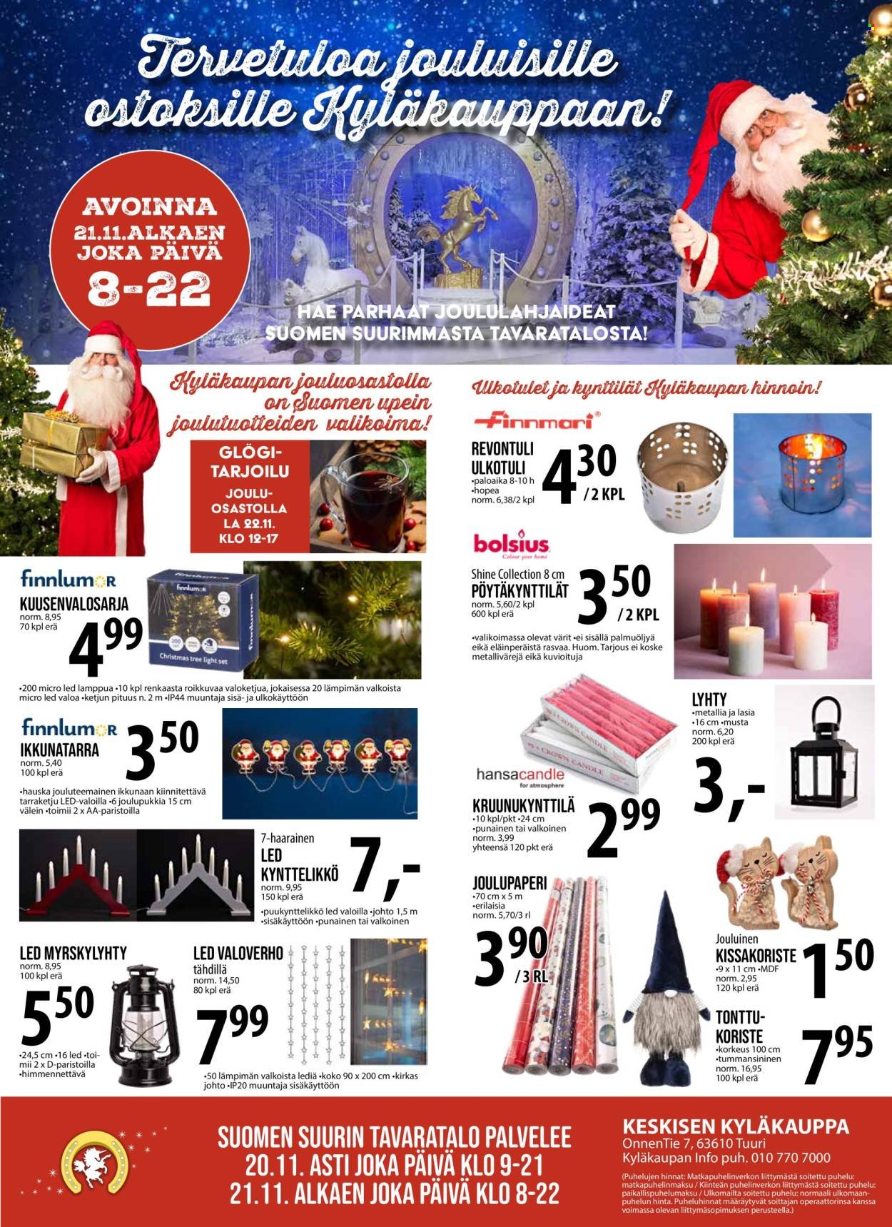 TUURI tarjoukset - Alkaen KE 19.11.2025