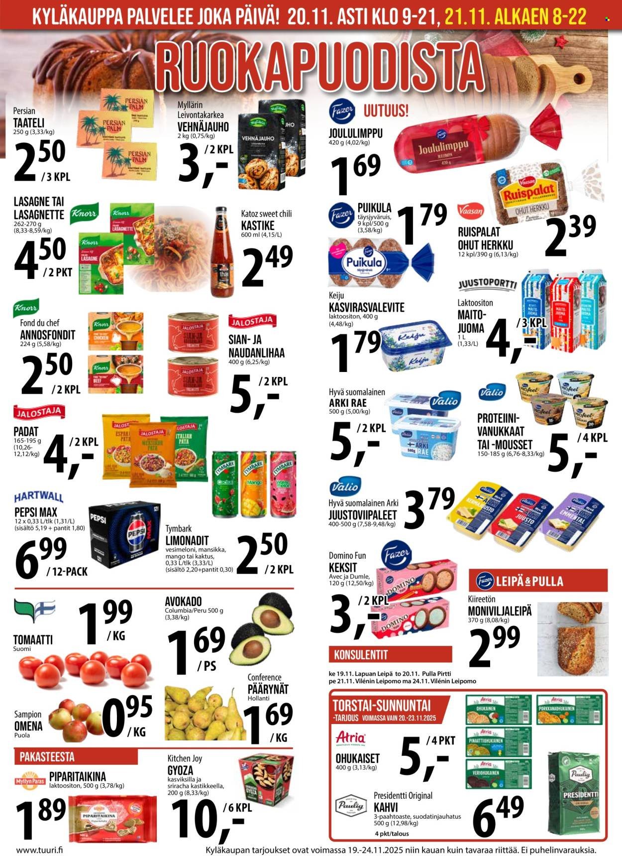 TUURI tarjoukset - Alkaen KE 19.11.2025