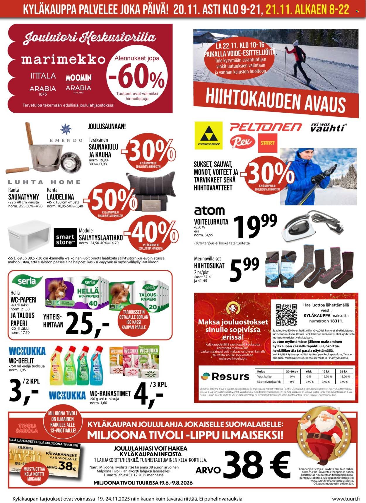 TUURI tarjoukset - Alkaen KE 19.11.2025