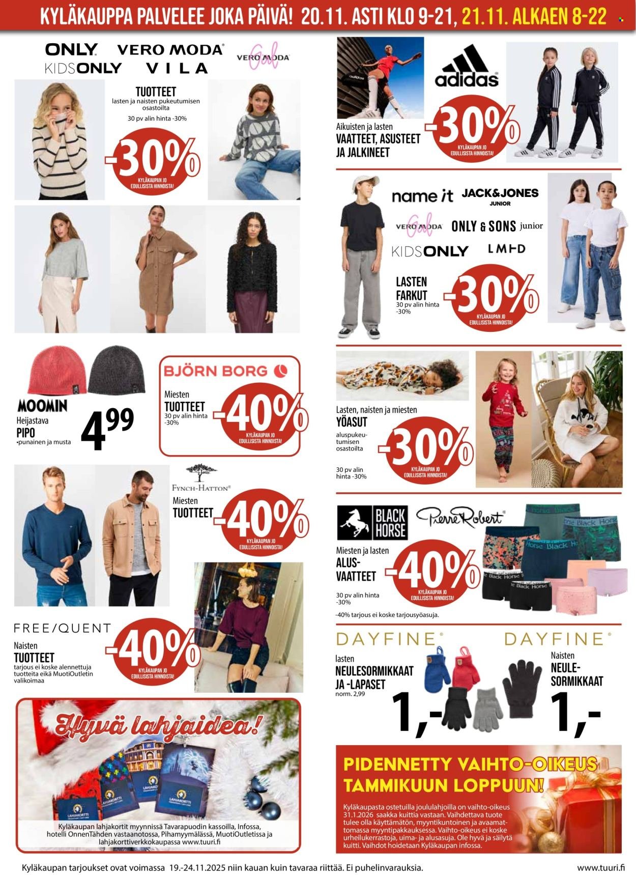 TUURI tarjoukset - Alkaen KE 19.11.2025