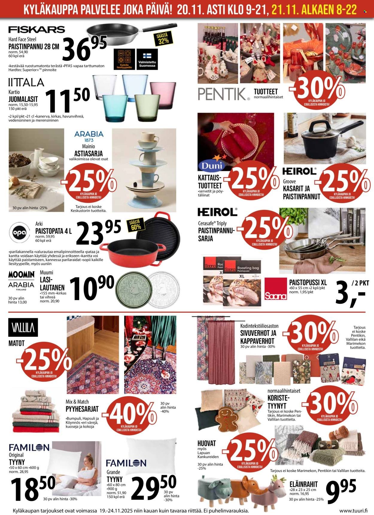 TUURI tarjoukset - Alkaen KE 19.11.2025