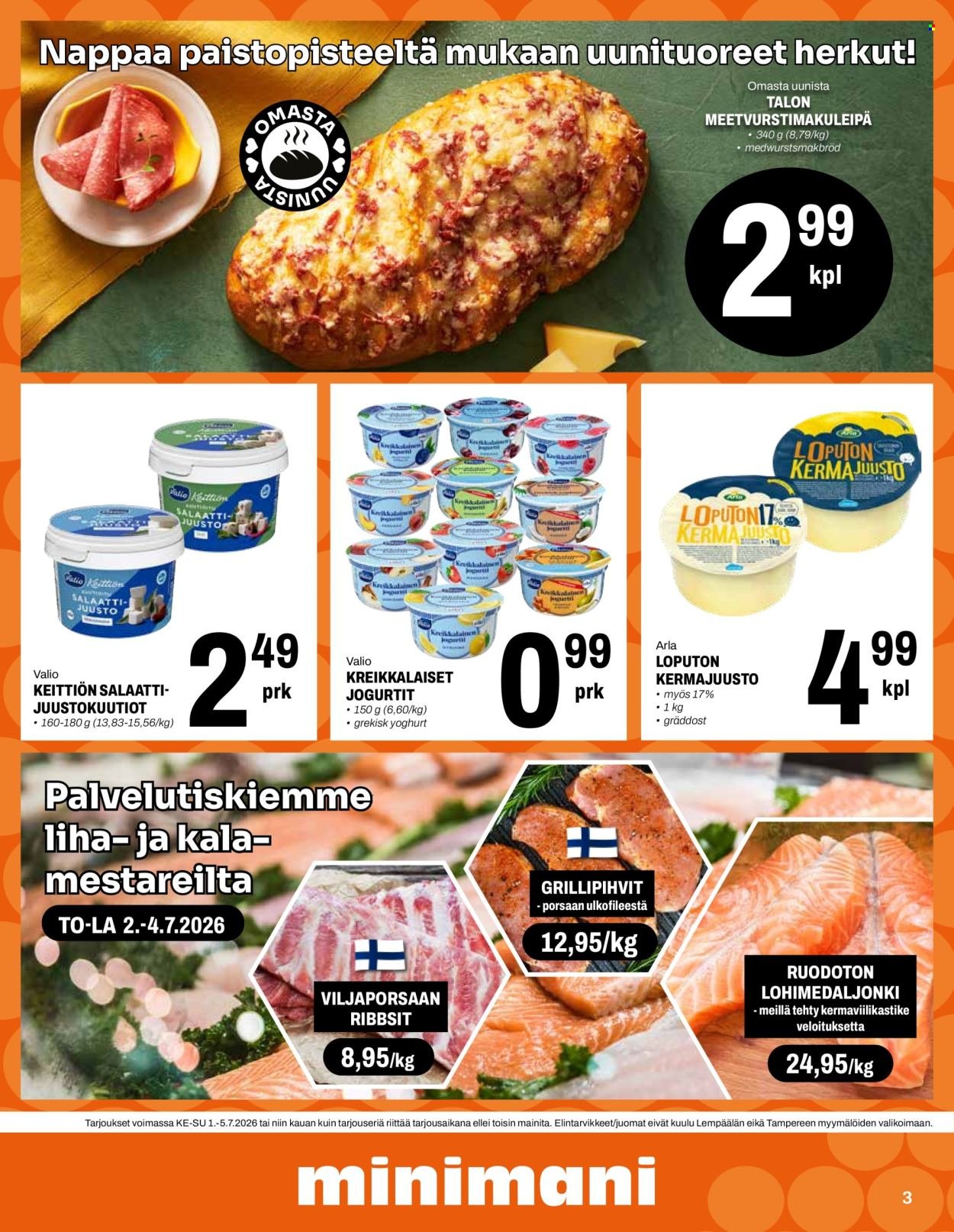 MINIMANI tarjoukset - Alkaen KE 1.7.2026