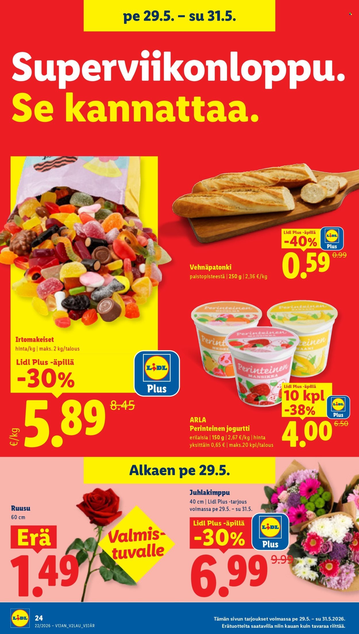LIDL tarjoukset - Alkaen TO 28.5.2026