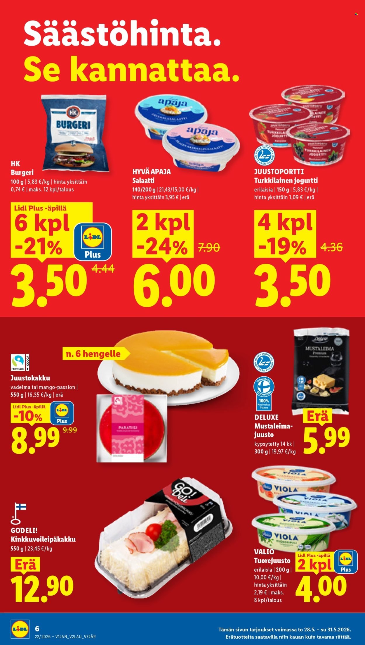 LIDL tarjoukset - Alkaen TO 28.5.2026
