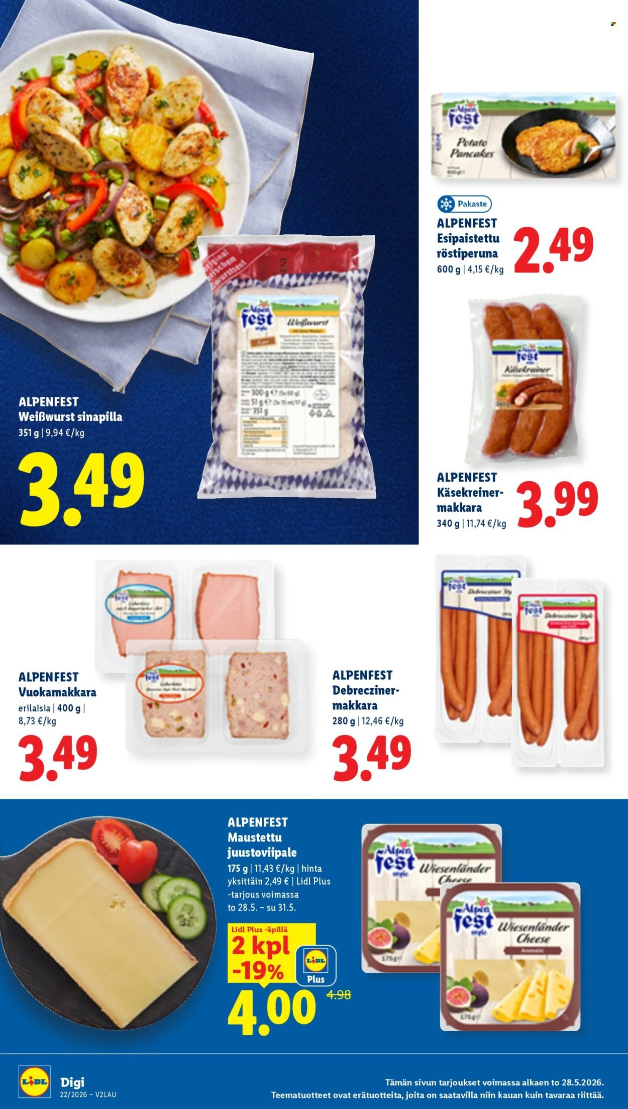 LIDL tarjoukset - Alkaen TO 28.5.2026