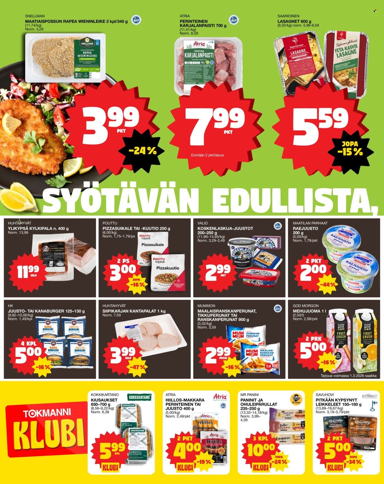 TOKMANNI tarjoukset - Ruokasanomat