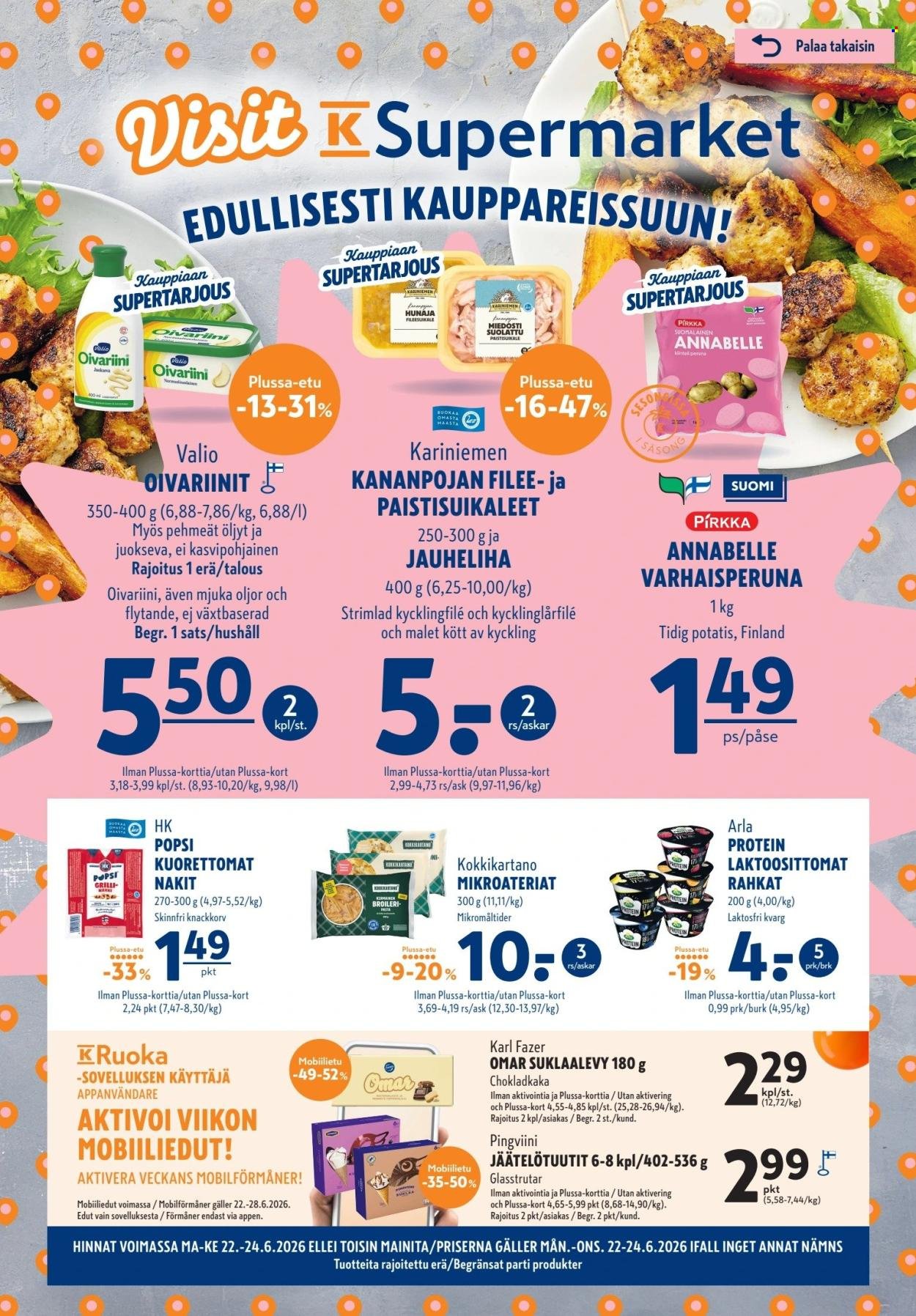 K-SUPERMARKET tarjoukset - Edullisesti kauppareissuun