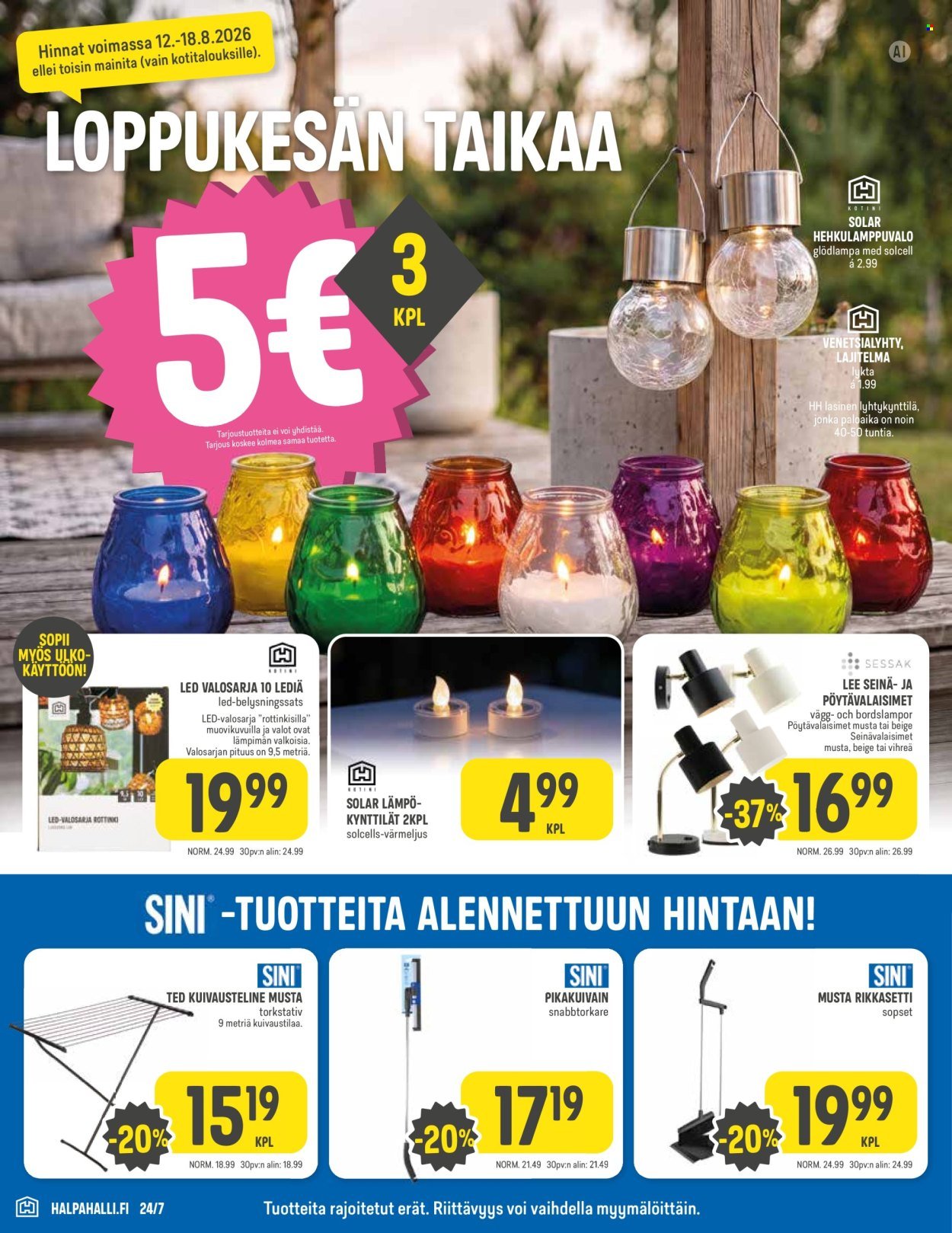 HALPAHALLI tarjoukset - Uusin tarjouslehtemme