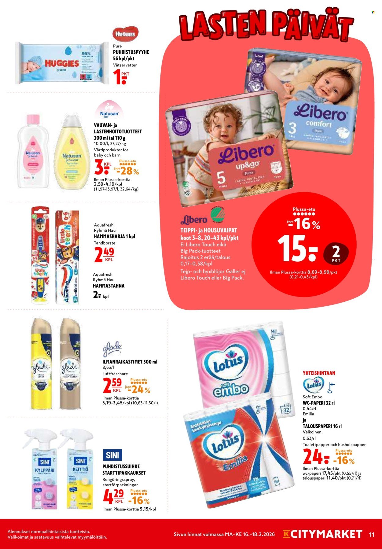 K-CITYMARKET tarjoukset - Alkaen MA 16.2.2026