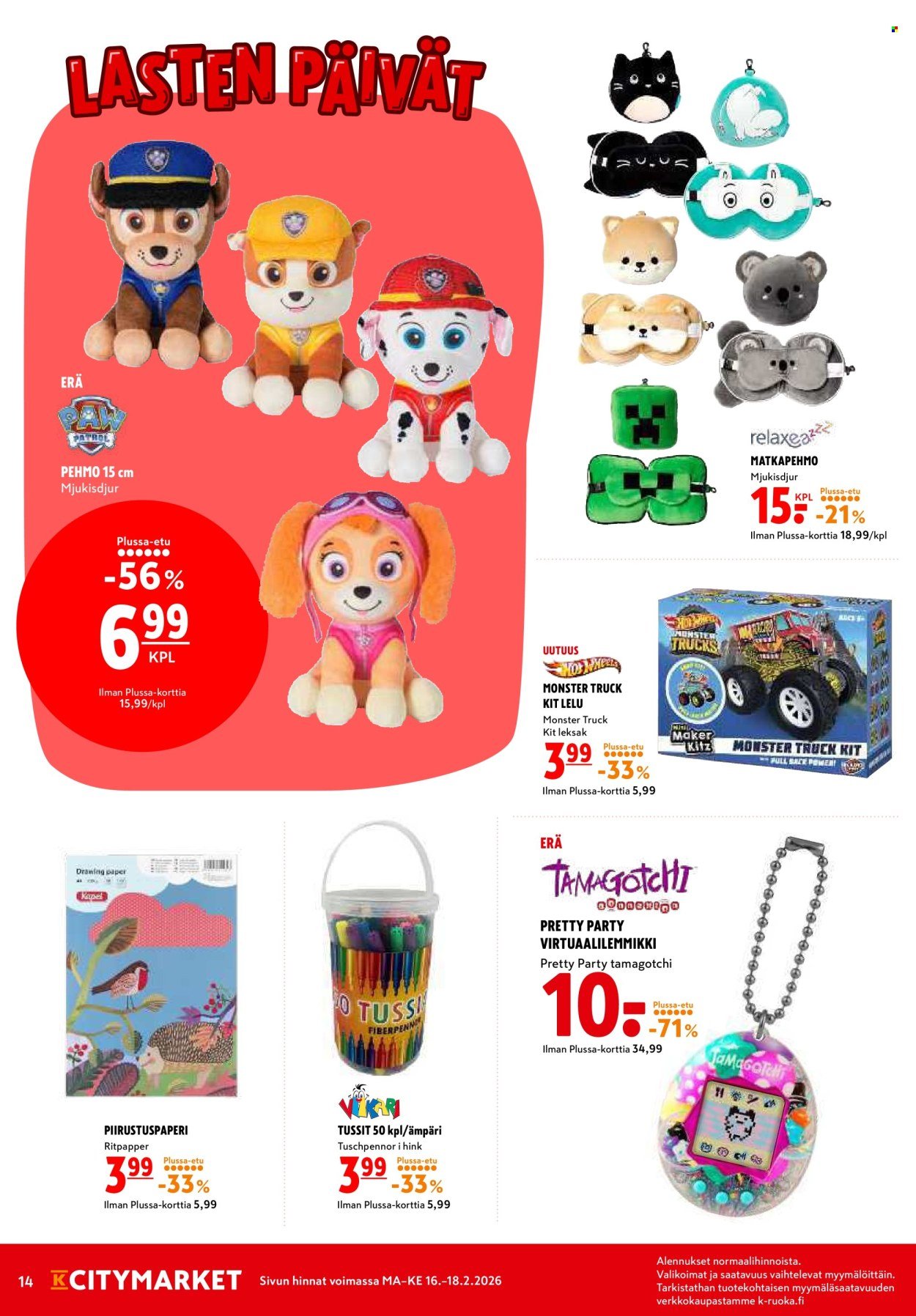K-CITYMARKET tarjoukset - Alkaen MA 16.2.2026
