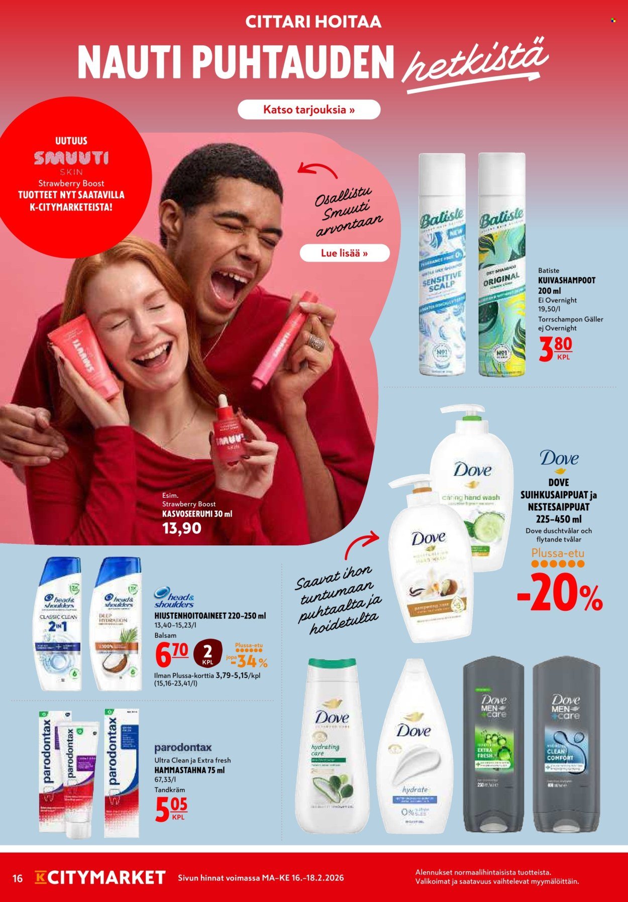 K-CITYMARKET tarjoukset - Alkaen MA 16.2.2026