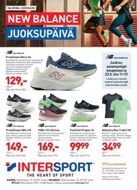 INTERSPORT tarjoukset - New Balance juoksupäivä