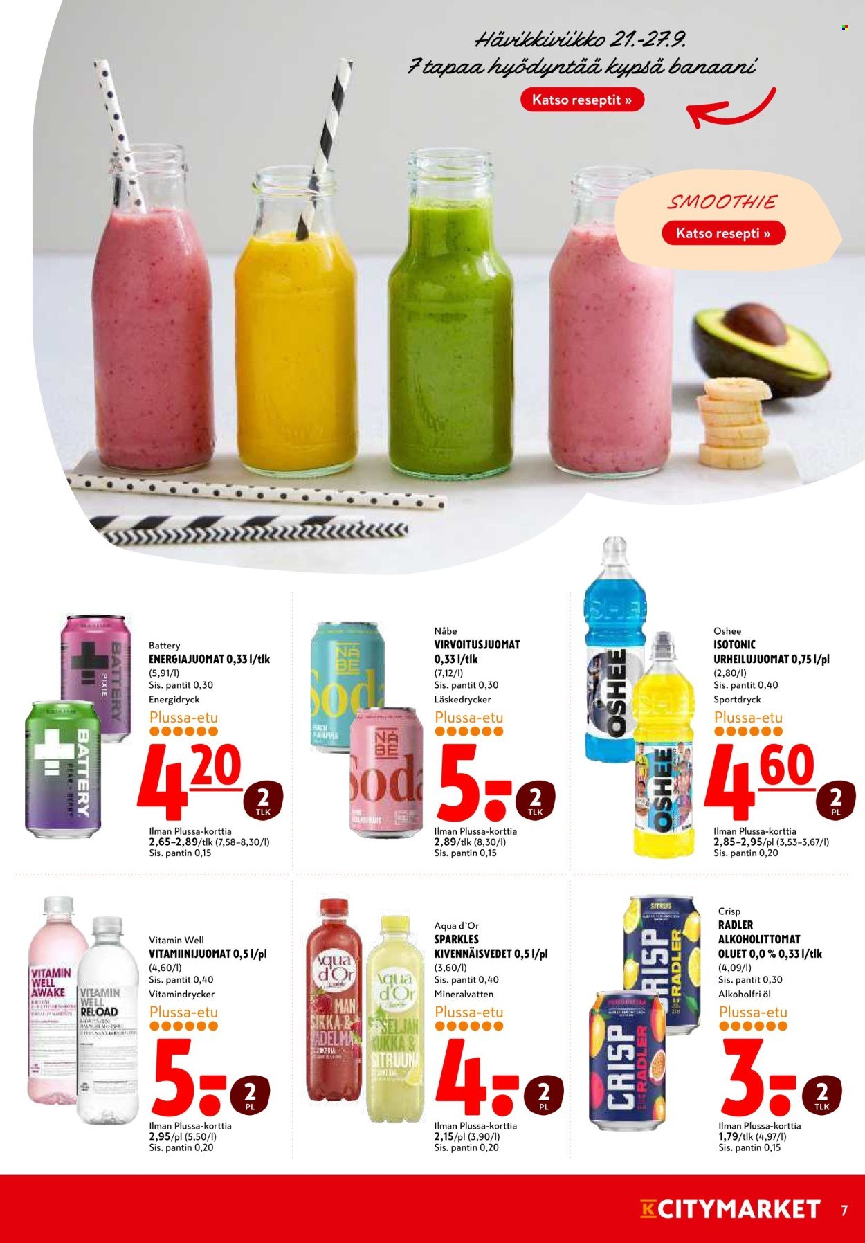 K-CITYMARKET tarjoukset - Alkaen MA 21.9.2026