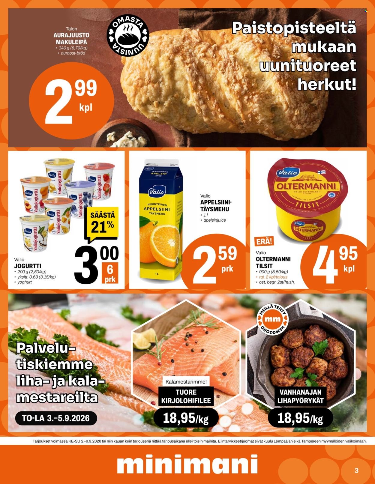 MINIMANI tarjoukset - Alkaen KE 2.9.2026