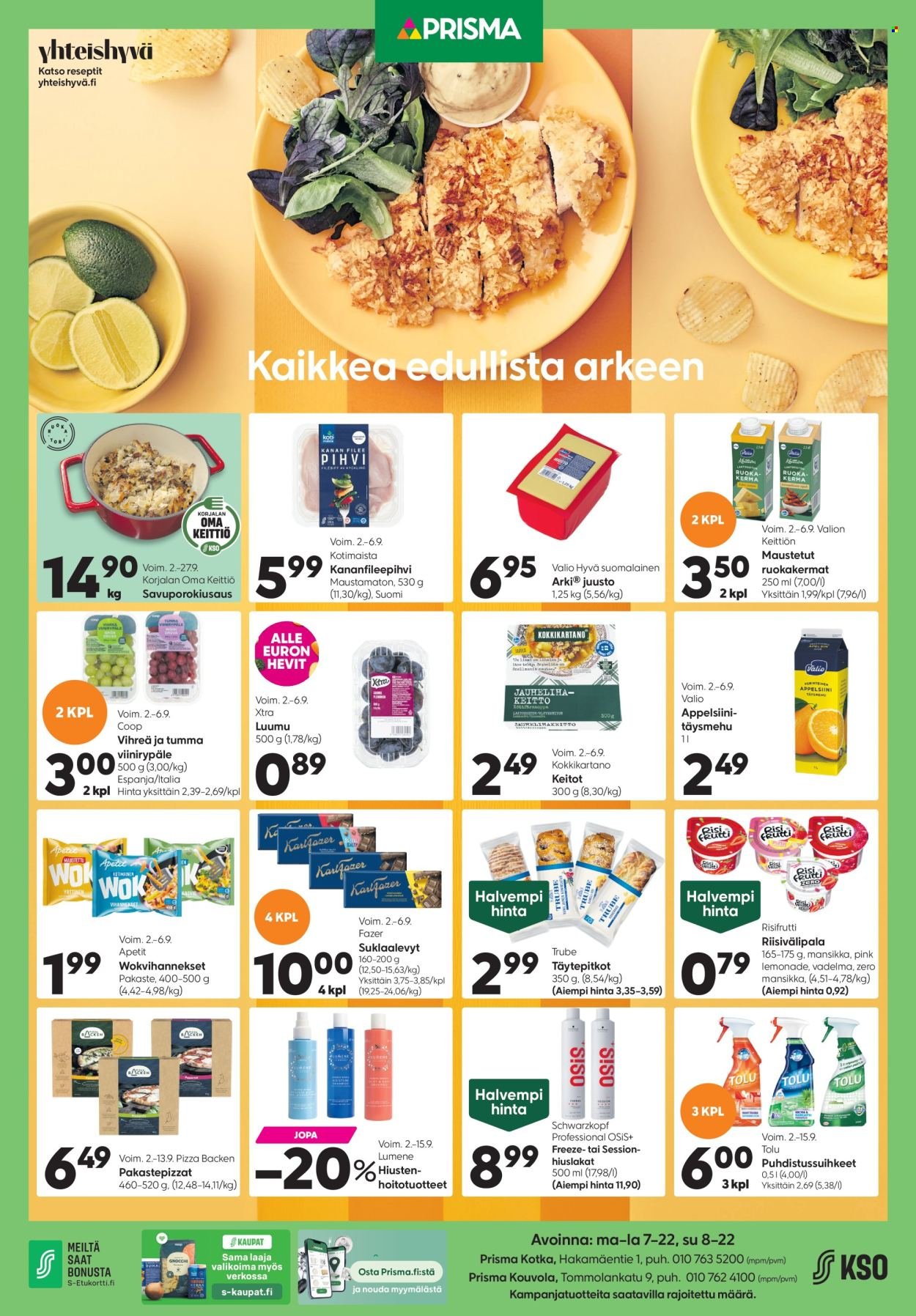 PRISMA tarjoukset - Alkaen KE 2.9.2026