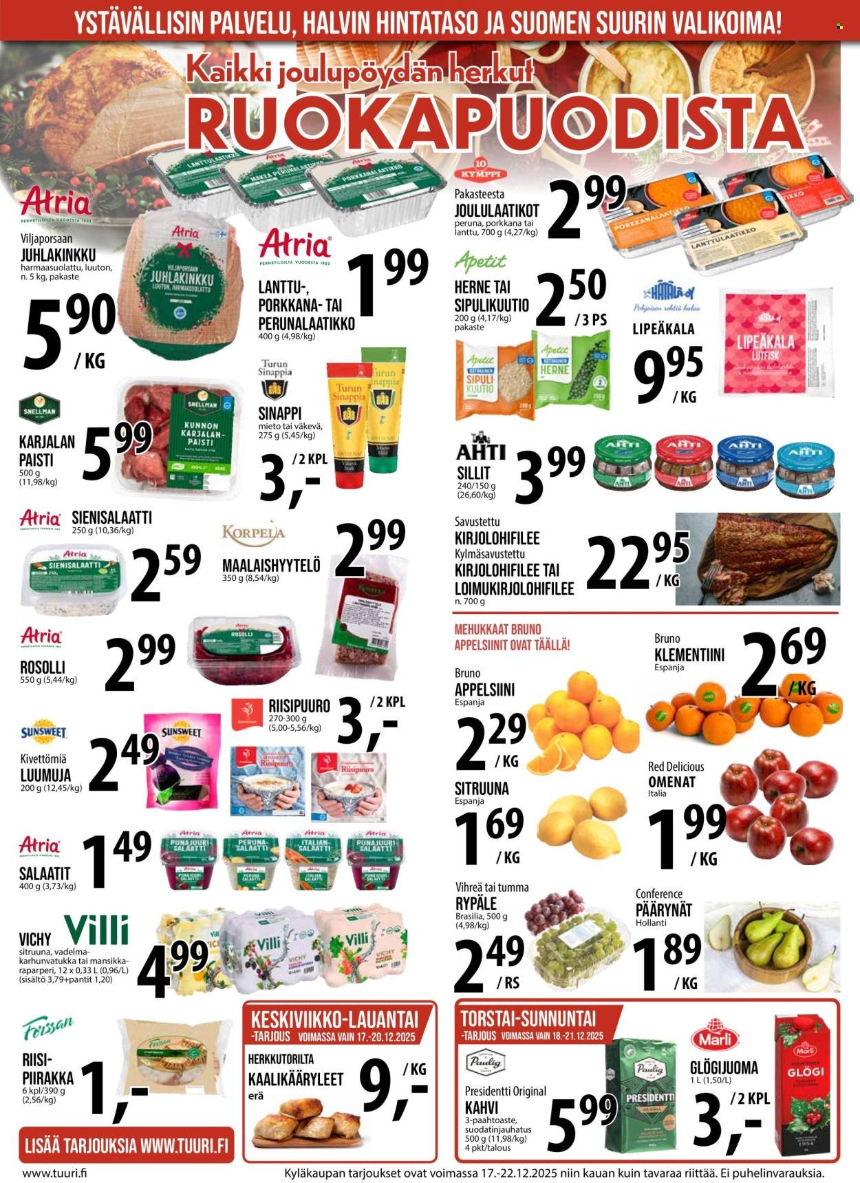 TUURI tarjoukset - Alkaen KE 17.12.2025