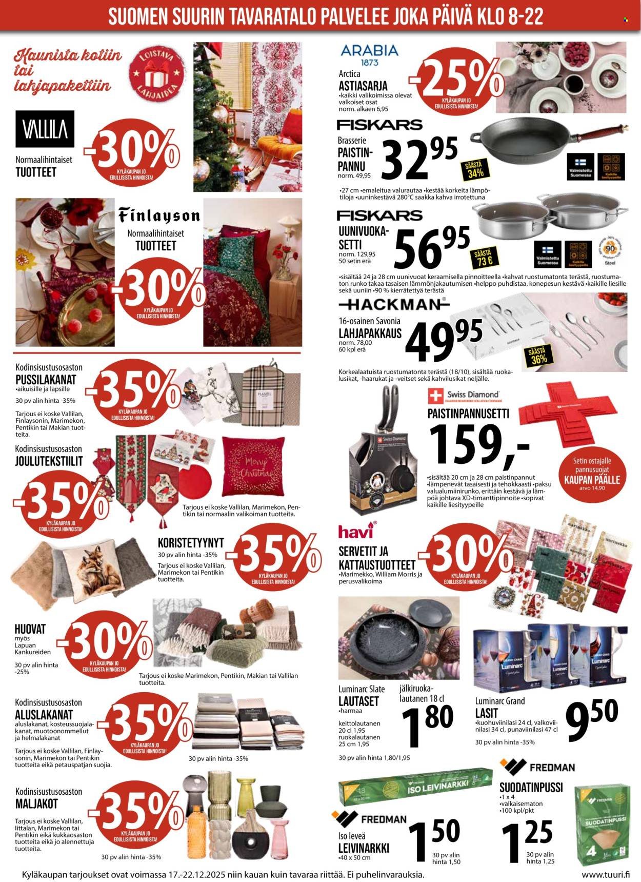 TUURI tarjoukset - Alkaen KE 17.12.2025