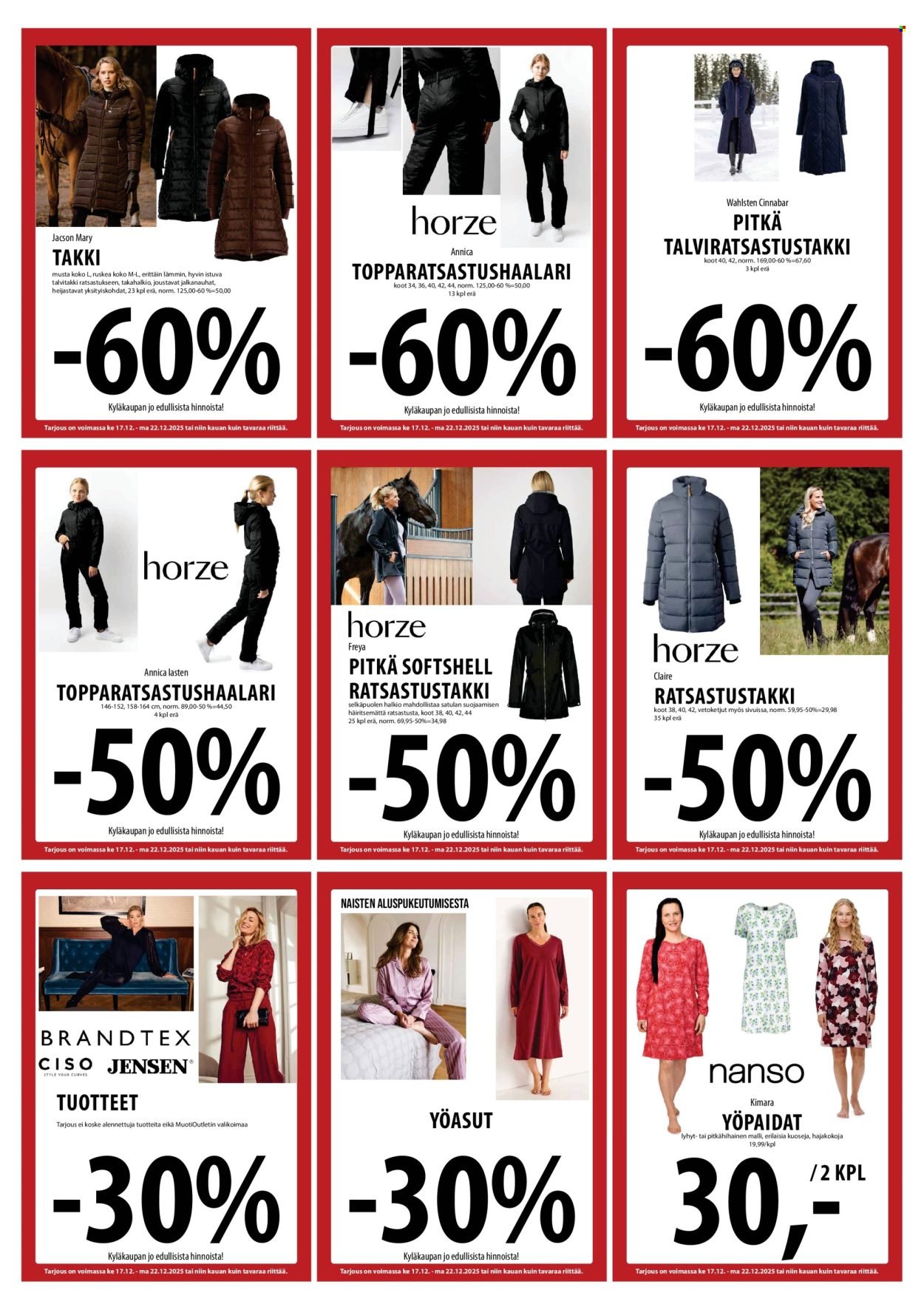 TUURI tarjoukset - Alkaen KE 17.12.2025