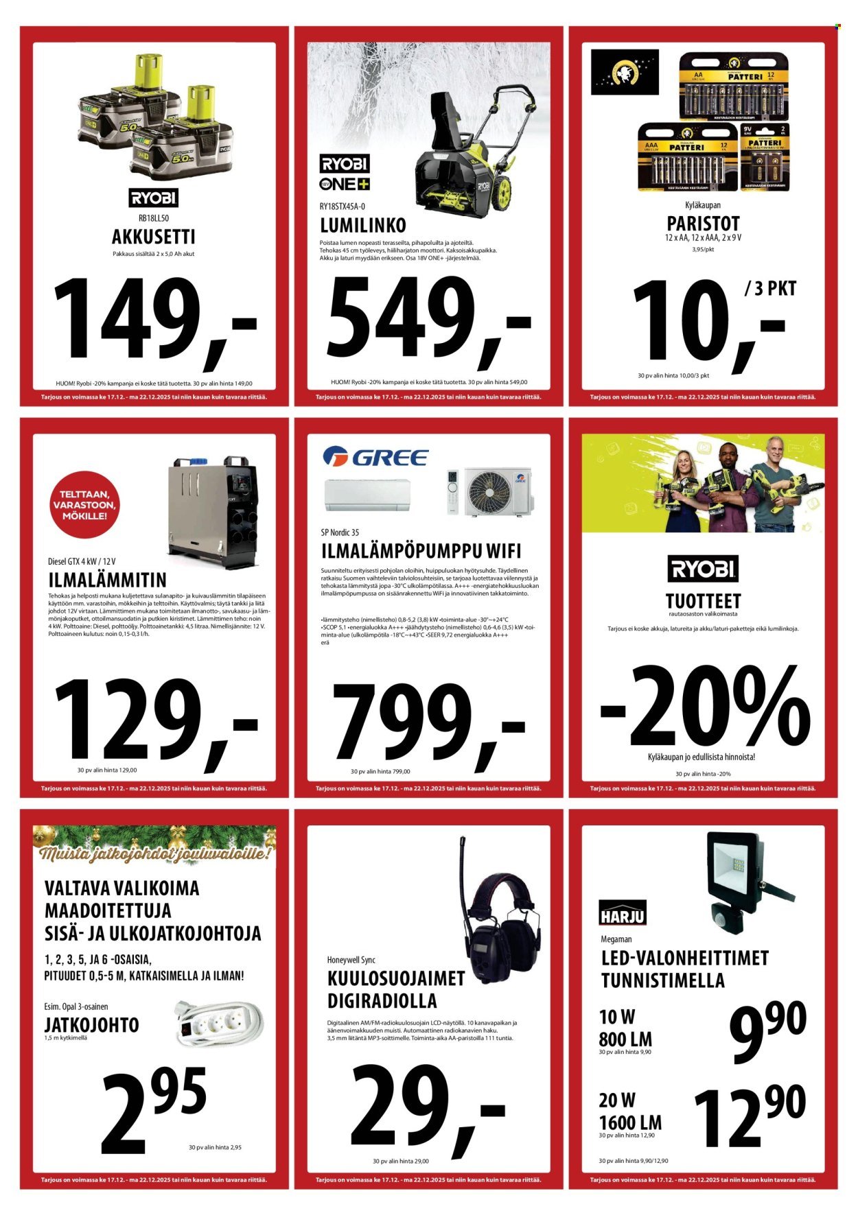 TUURI tarjoukset - Alkaen KE 17.12.2025