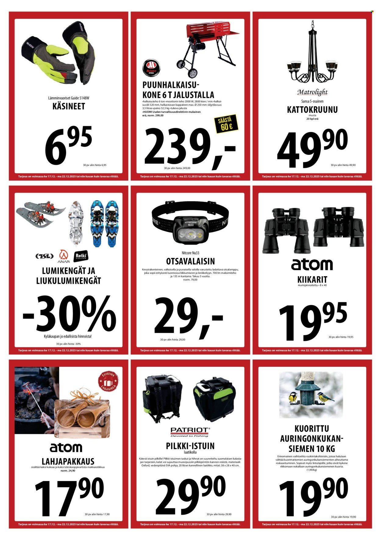 TUURI tarjoukset - Alkaen KE 17.12.2025