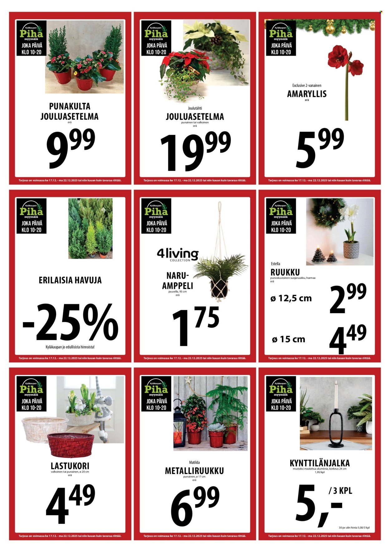 TUURI tarjoukset - Alkaen KE 17.12.2025