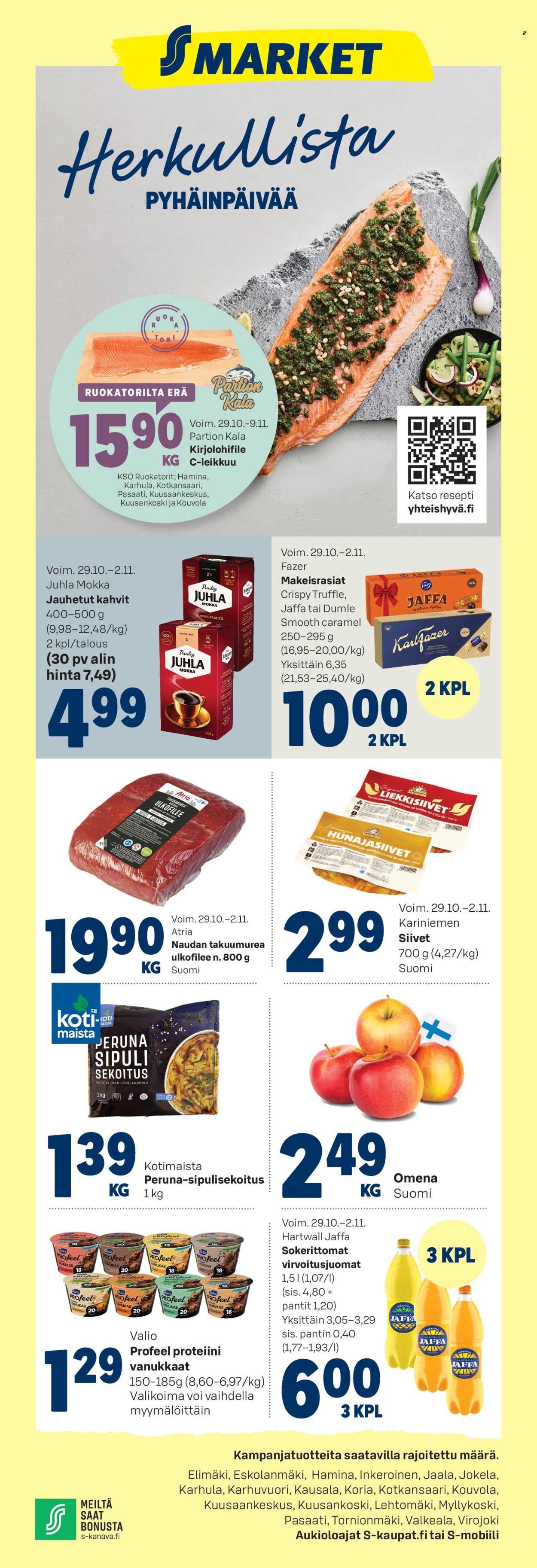 S-MARKET tarjoukset - Ilmoitus (2025-10-29 - 2025-11-02)