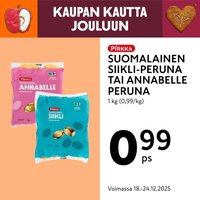 K-MARKET tarjoukset - Alkaen TO 18.12.2025