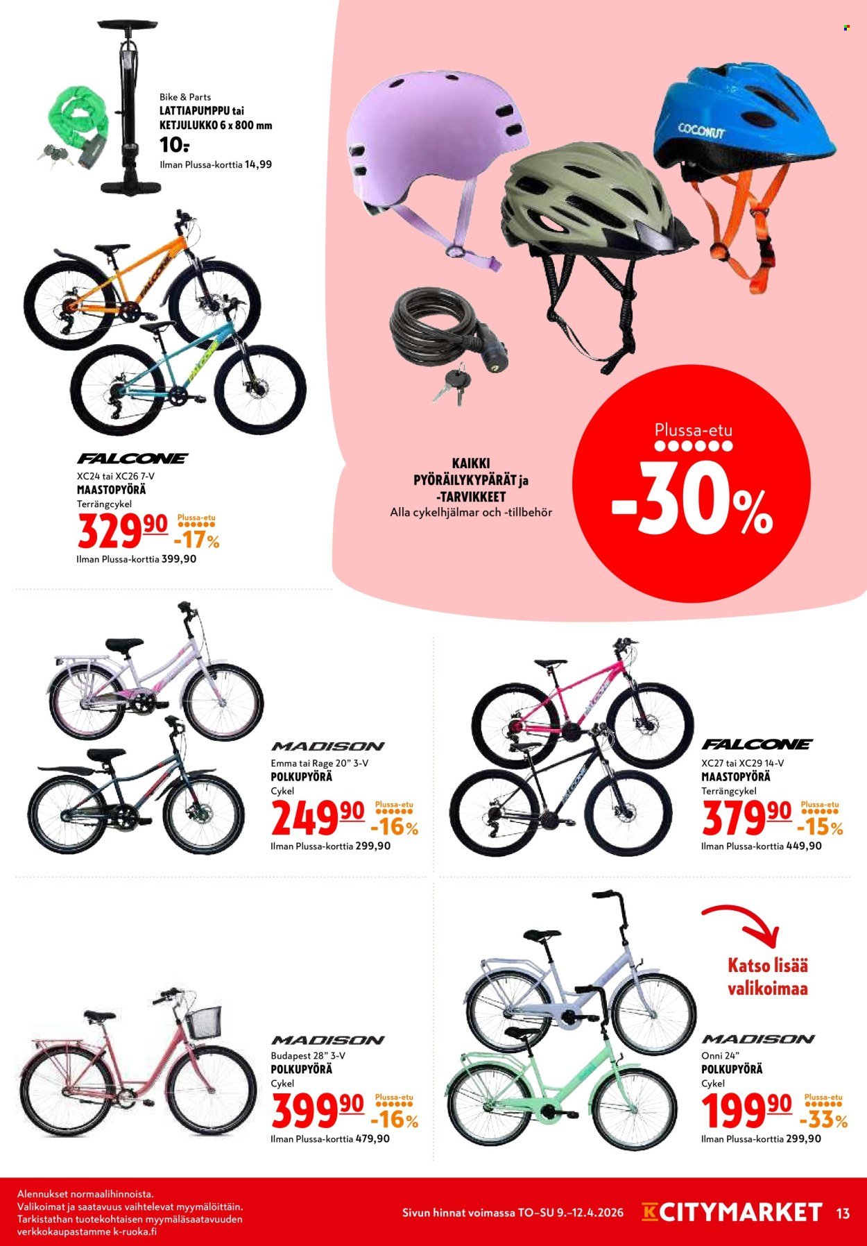 K-CITYMARKET tarjoukset - Alkaen TO 9.4.2026