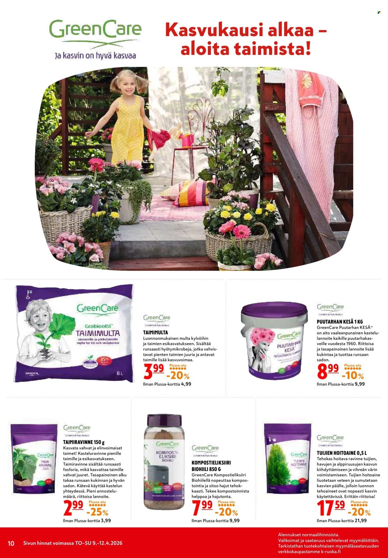 K-CITYMARKET tarjoukset - Alkaen TO 9.4.2026