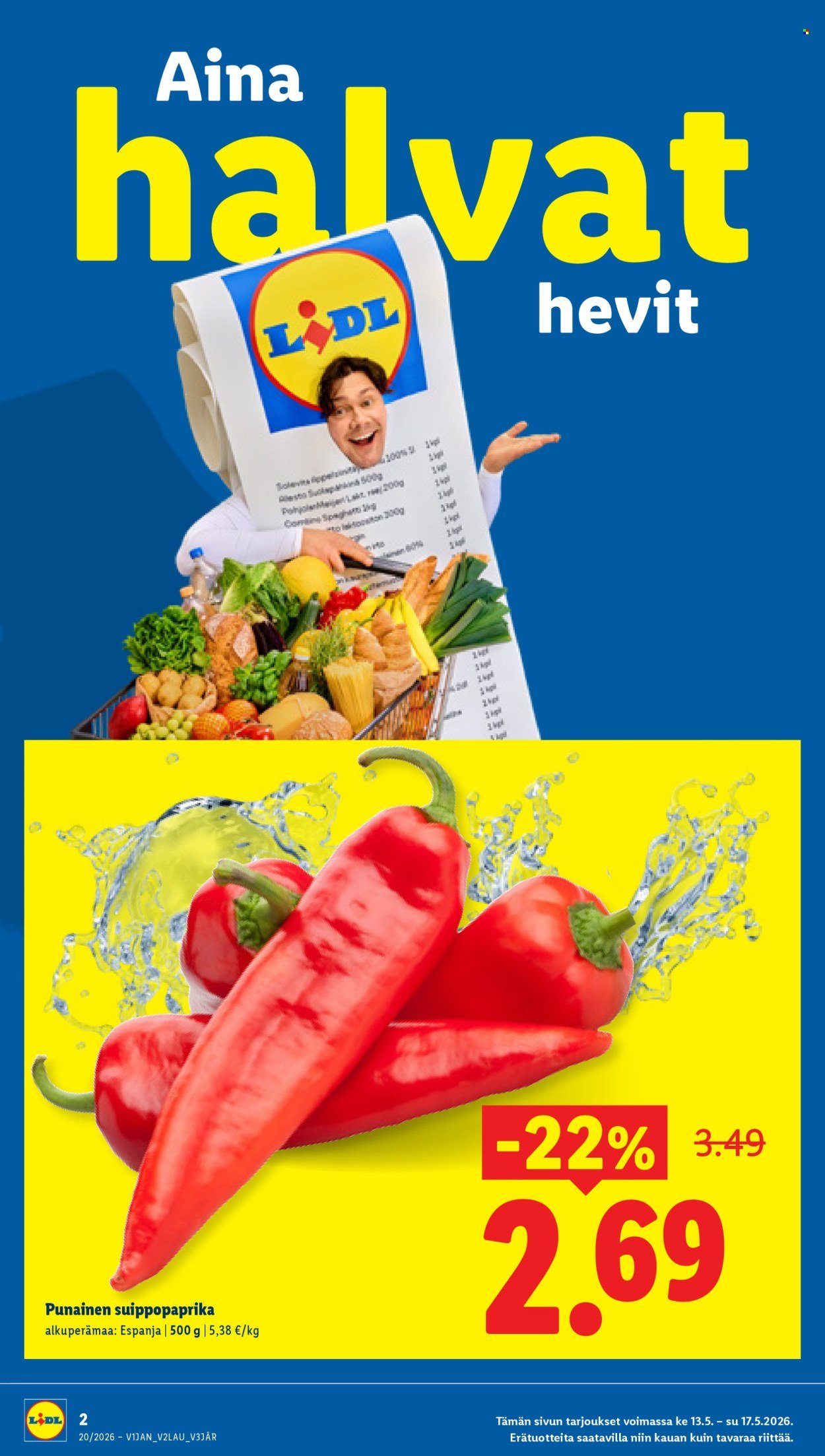 LIDL tarjoukset - Alkaen KE 13.5.2026