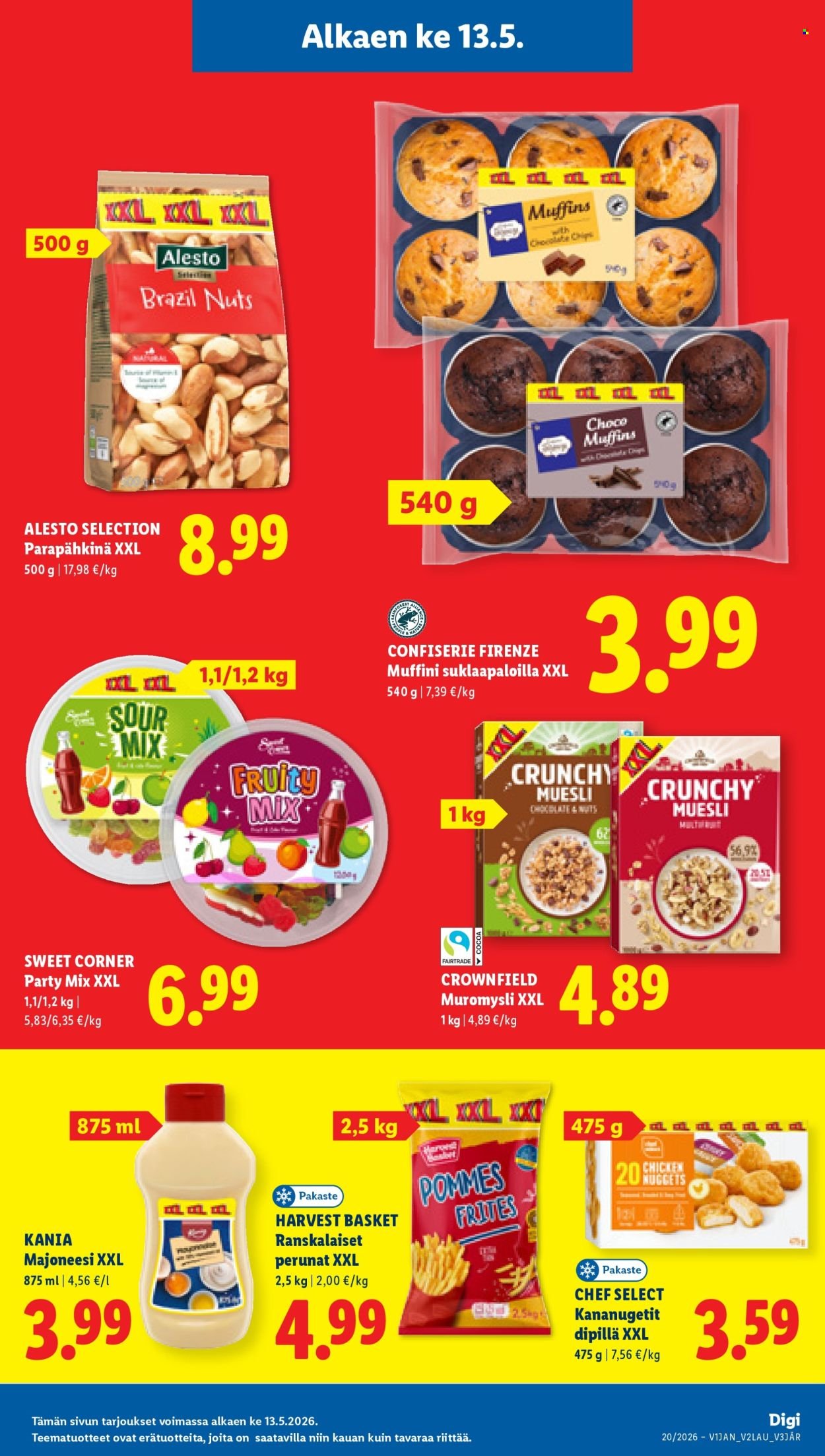 LIDL tarjoukset - Alkaen KE 13.5.2026
