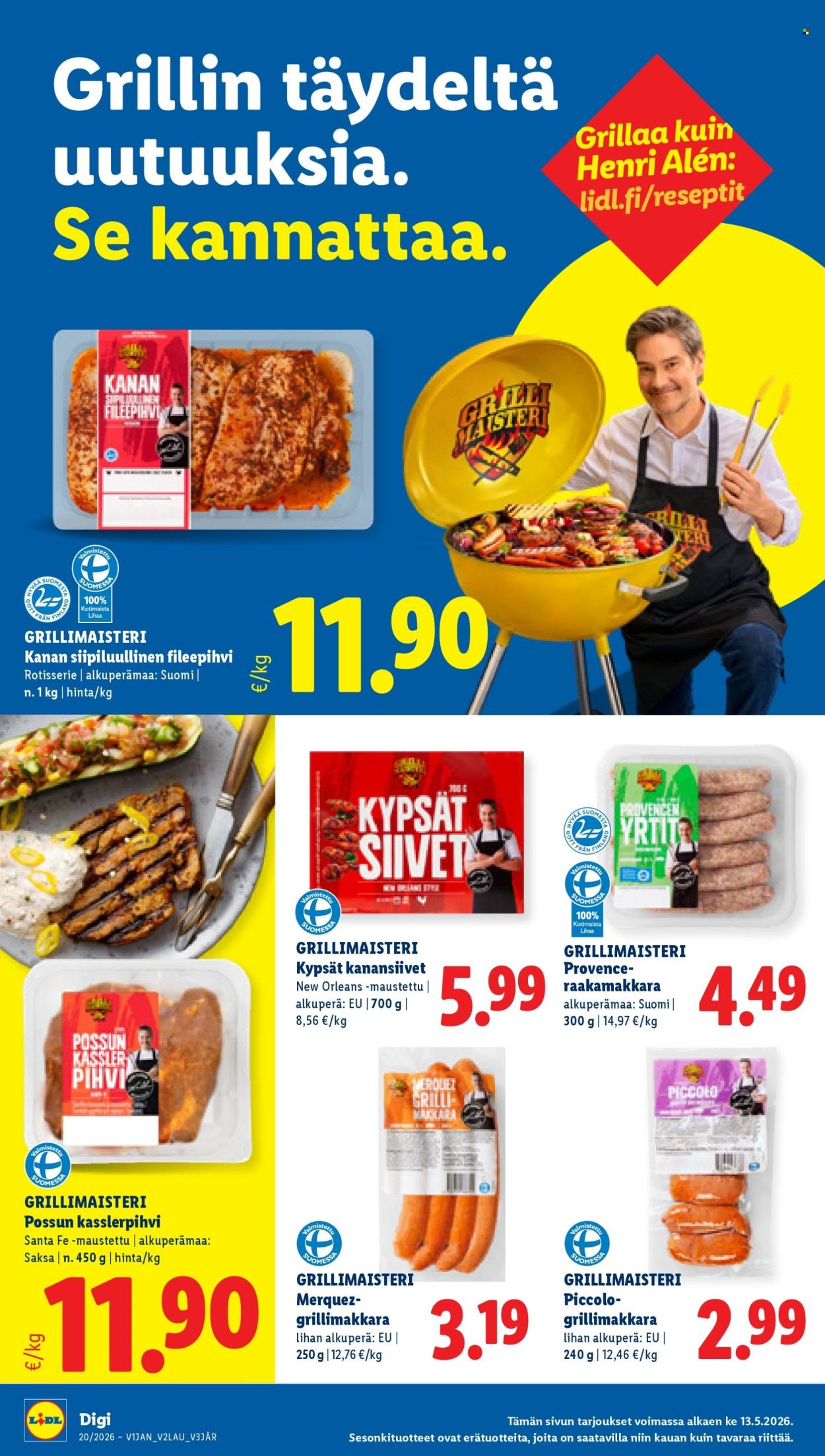 LIDL tarjoukset - Alkaen KE 13.5.2026