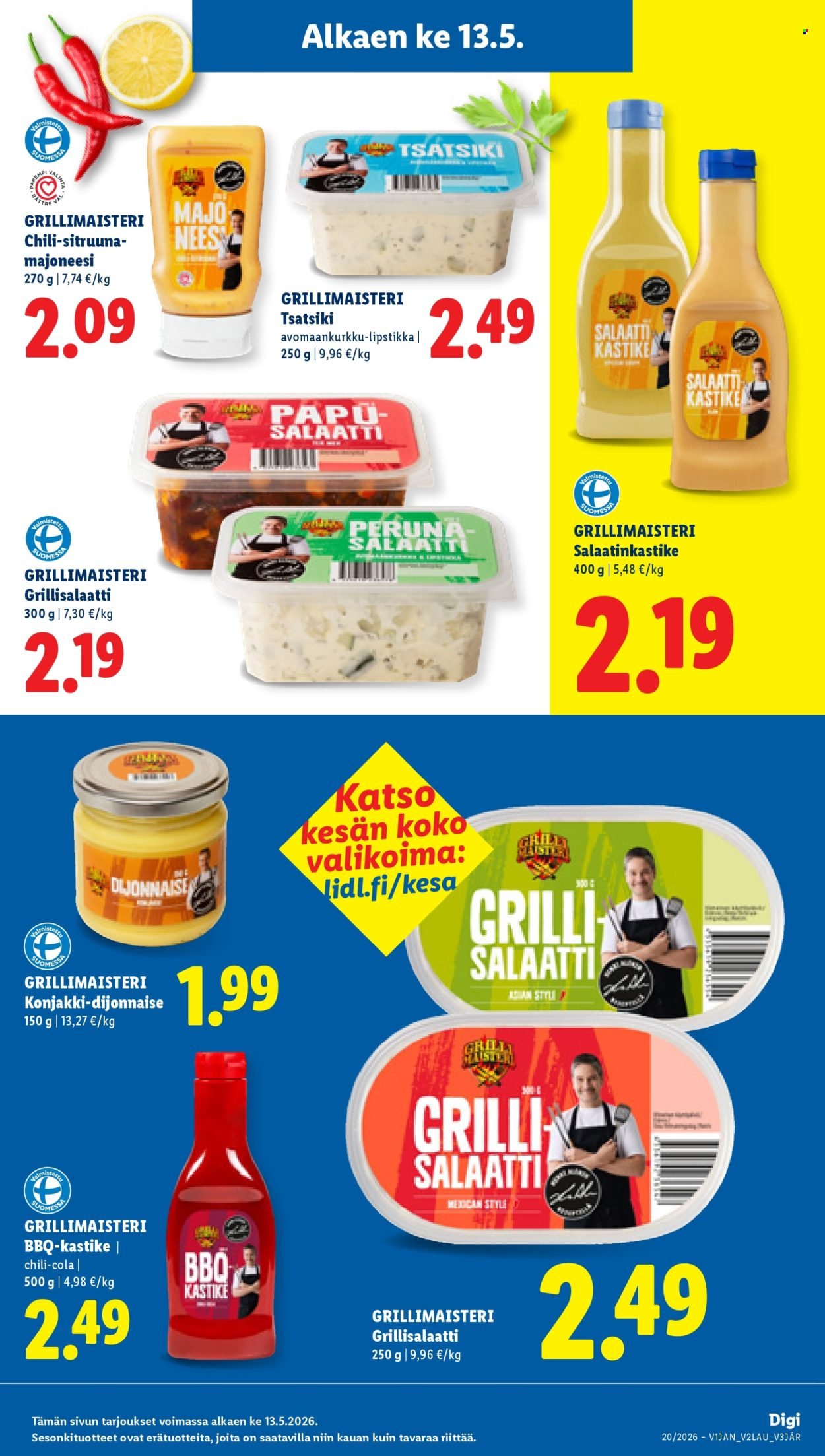 LIDL tarjoukset - Alkaen KE 13.5.2026
