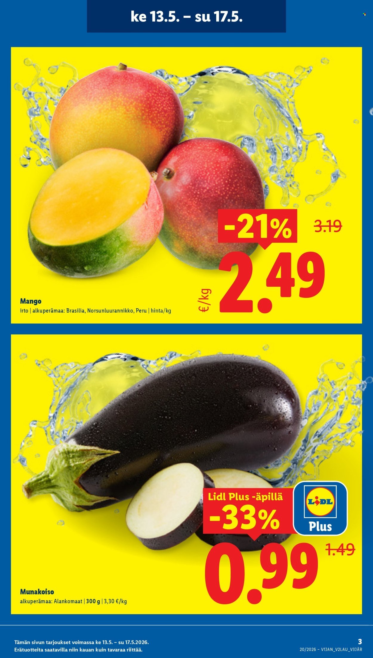 LIDL tarjoukset - Alkaen KE 13.5.2026