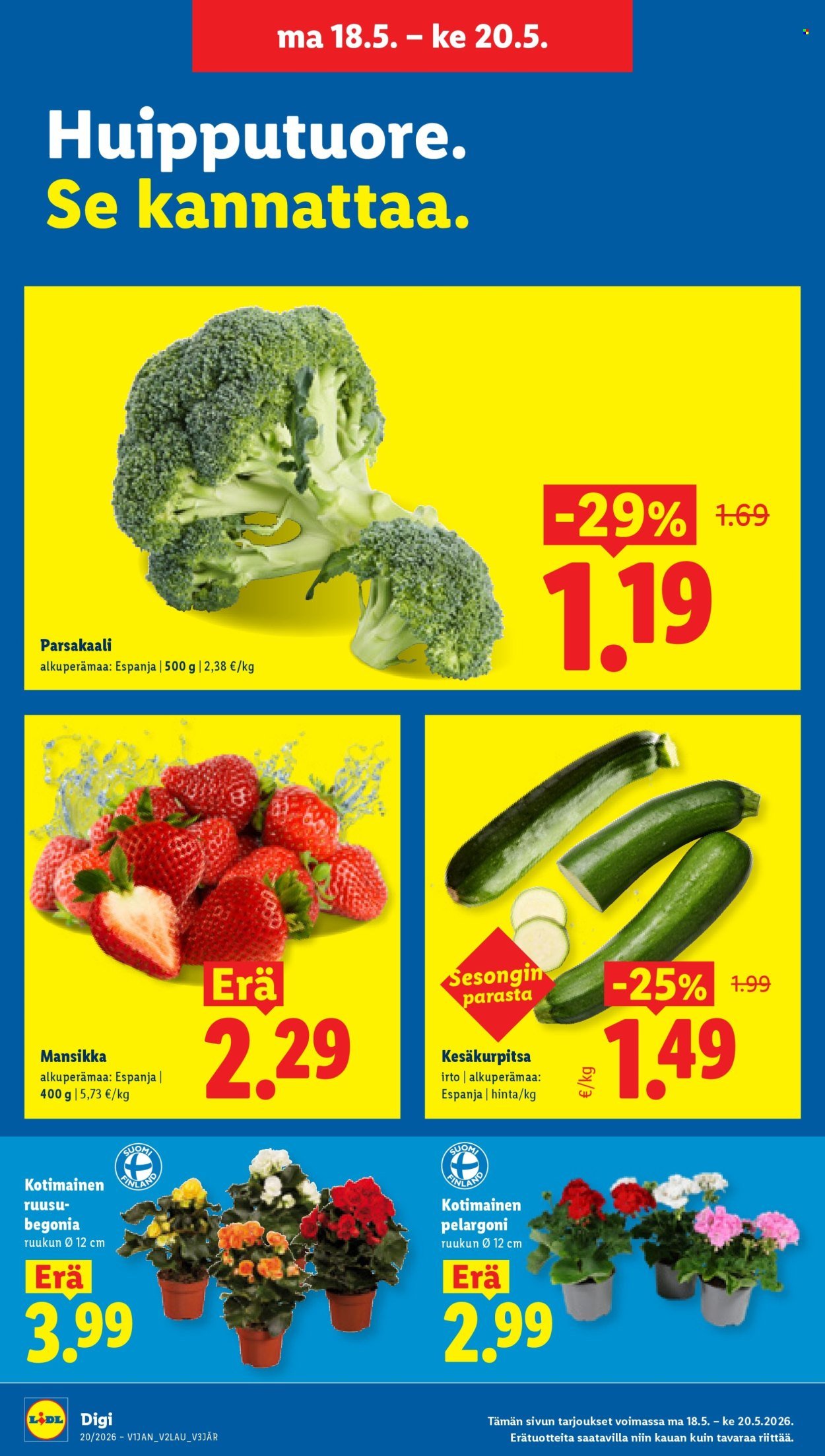 LIDL tarjoukset - Alkaen KE 13.5.2026