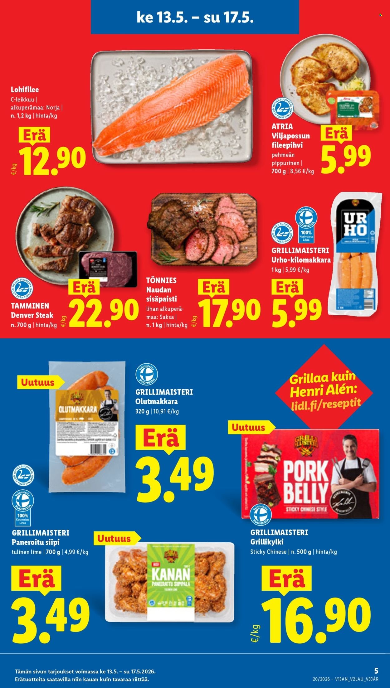 LIDL tarjoukset - Alkaen KE 13.5.2026