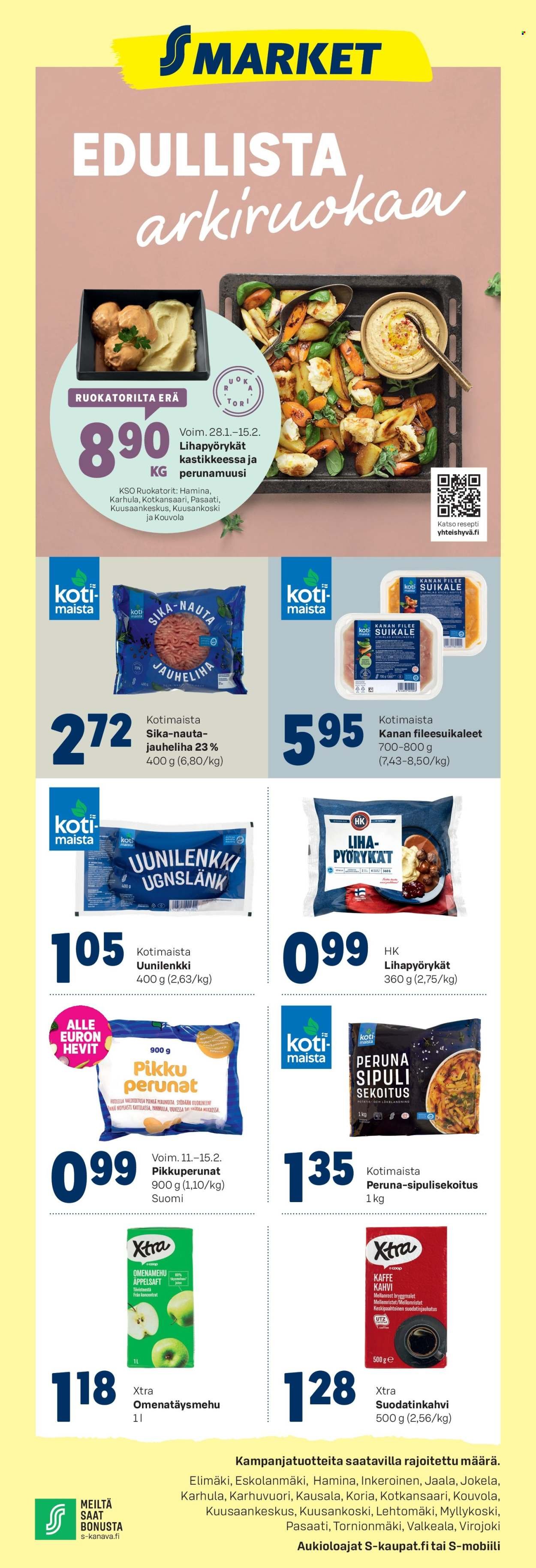 S-MARKET tarjoukset - Ilmoitus