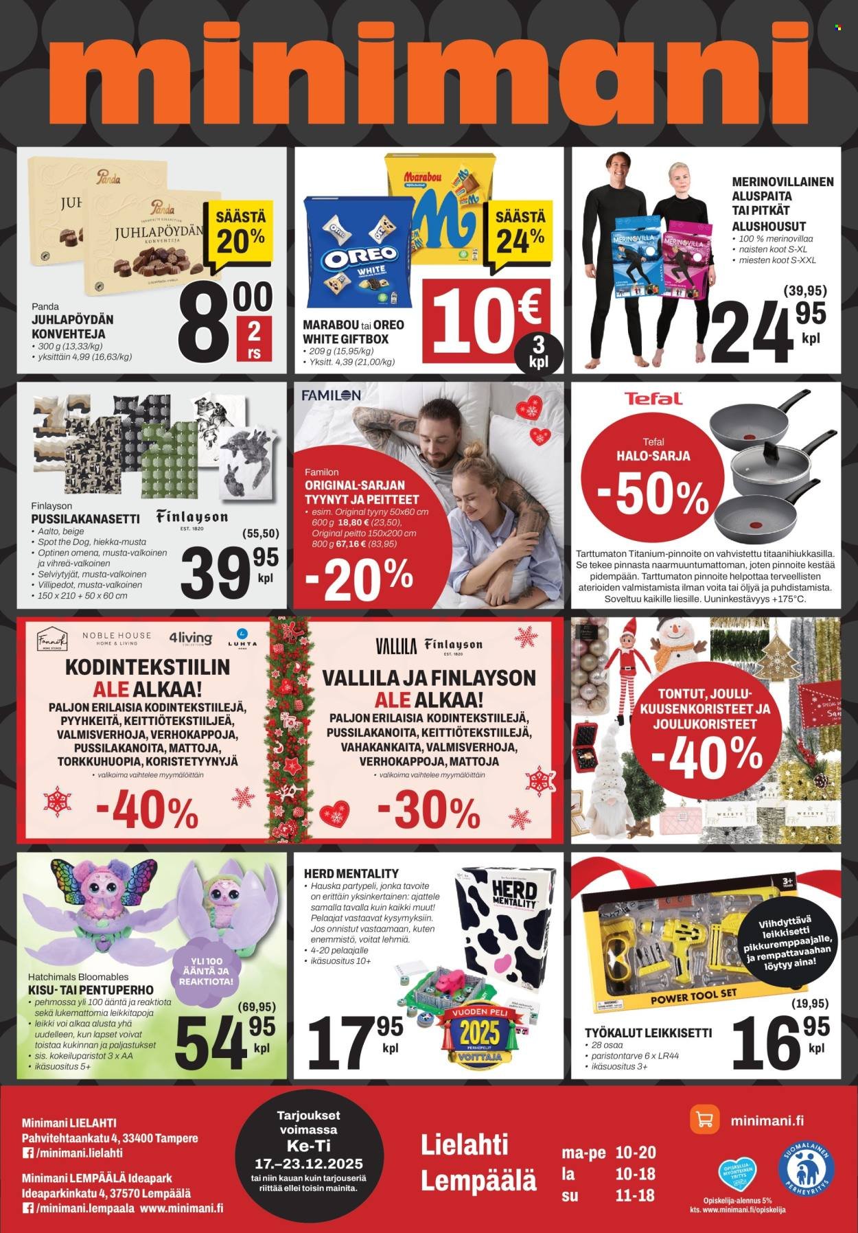 MINIMANI tarjoukset - Alkaen KE 17.12.2025