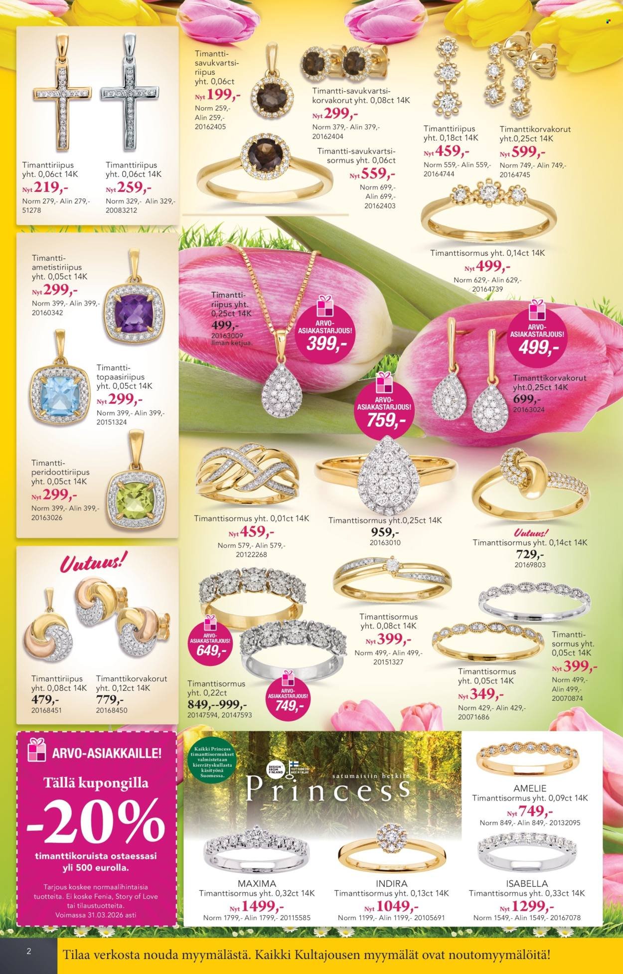 KULTAJOUSI tarjoukset - Kevätkampanja