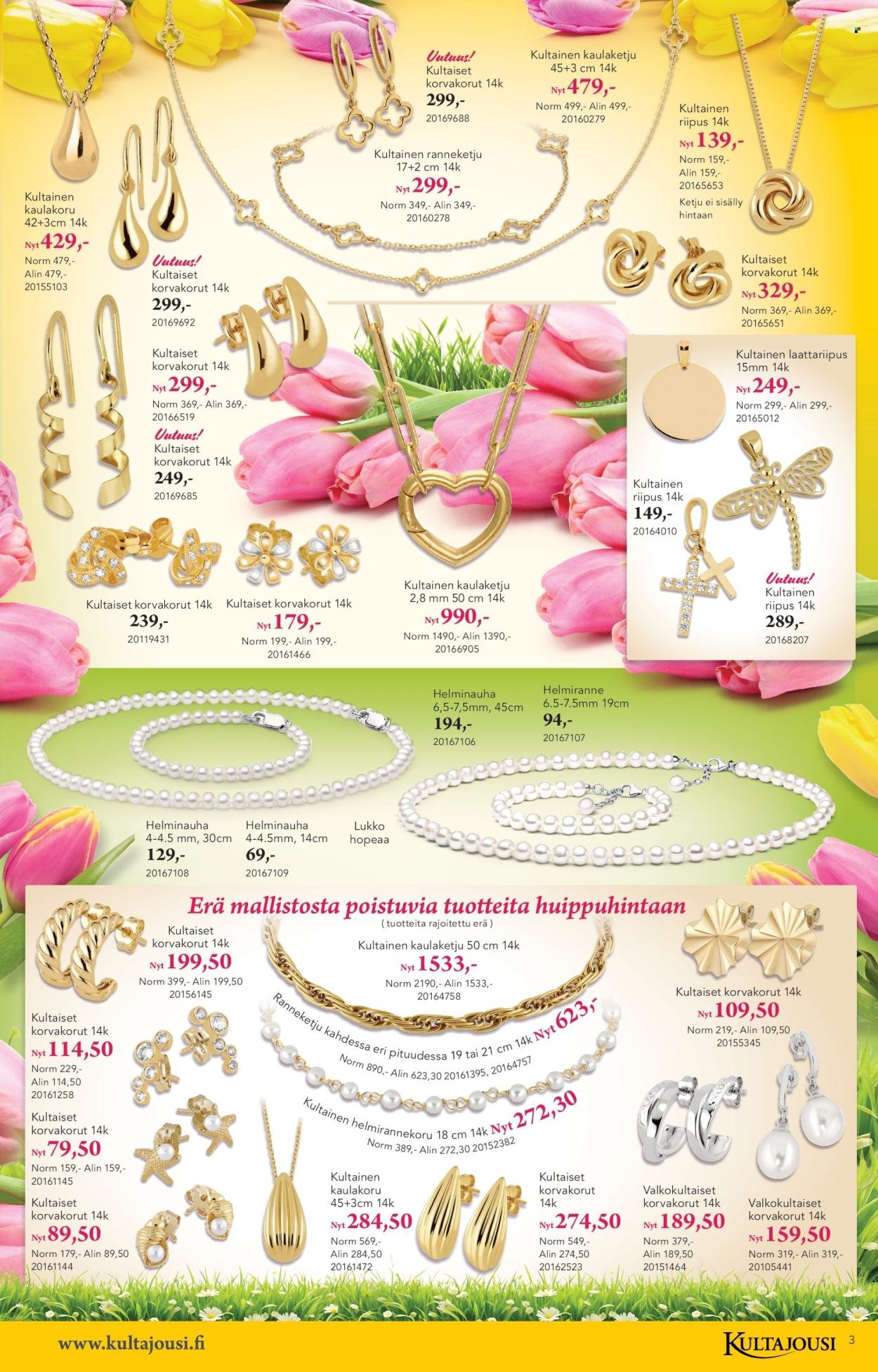 KULTAJOUSI tarjoukset - Kevätkampanja