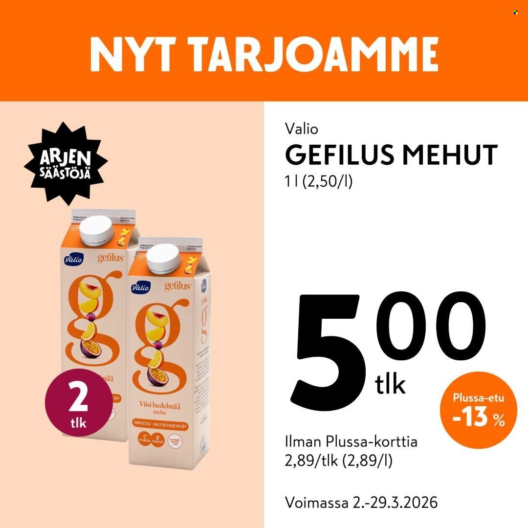 K-MARKET tarjoukset - Alkaen MA 2.3.2026