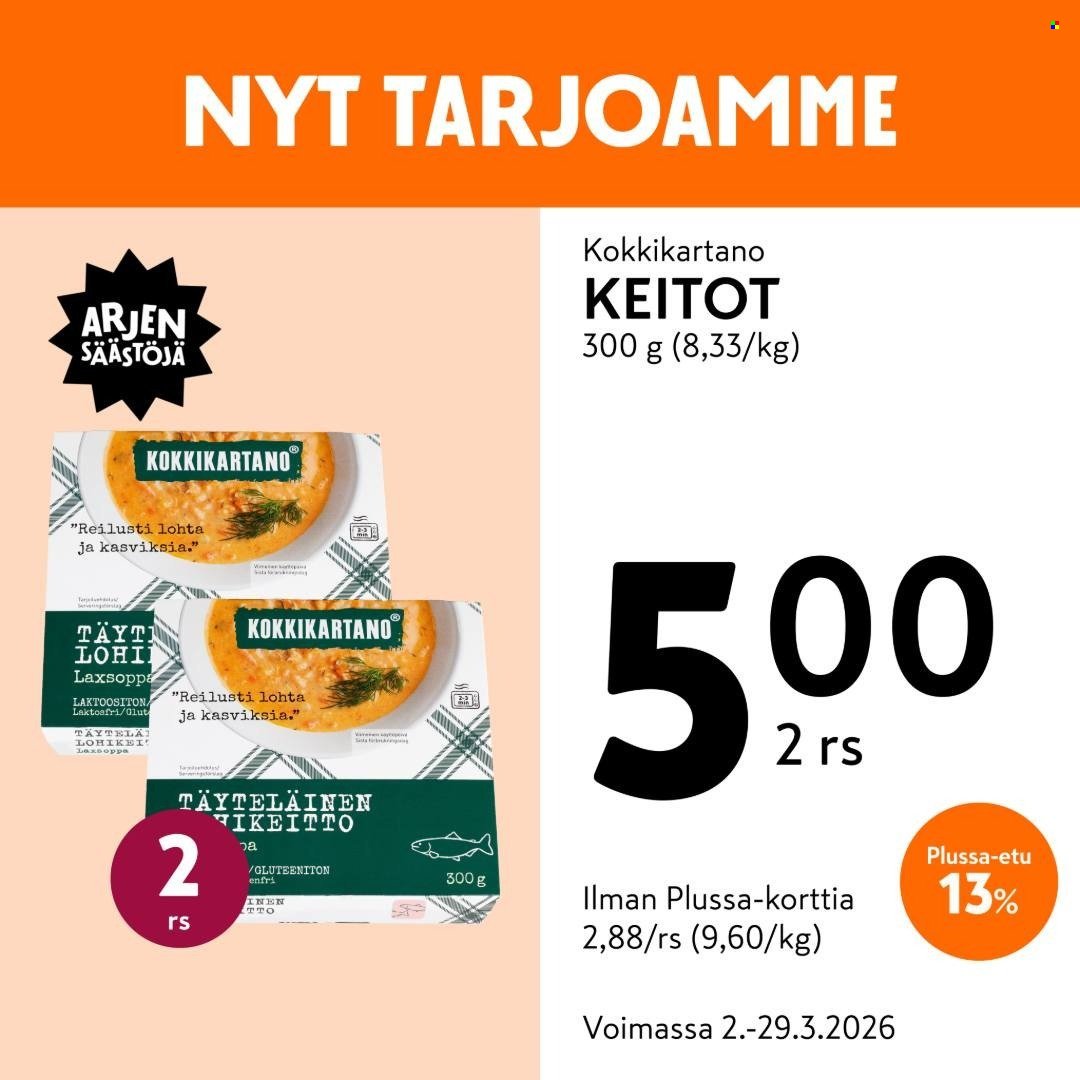 K-MARKET tarjoukset - Alkaen MA 2.3.2026