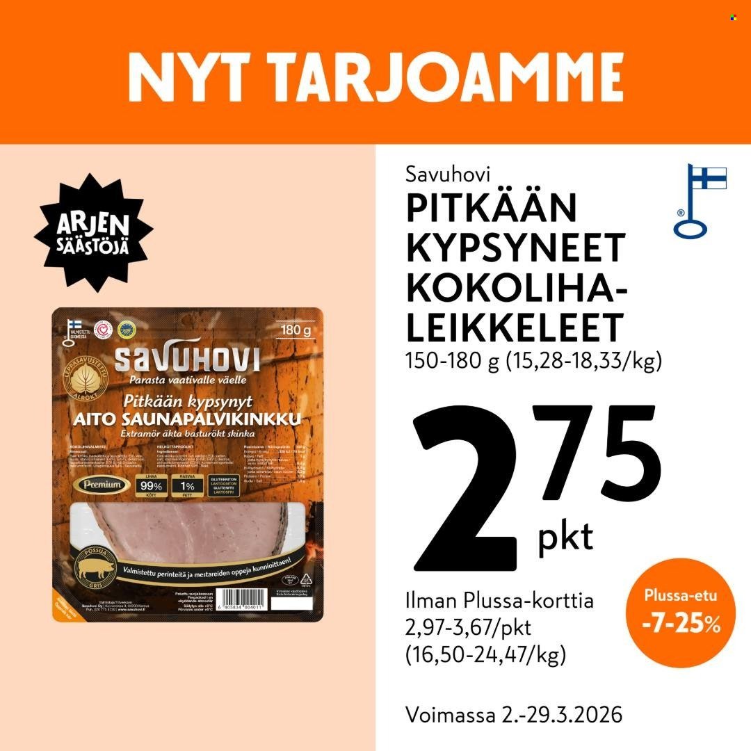 K-MARKET tarjoukset - Alkaen MA 2.3.2026
