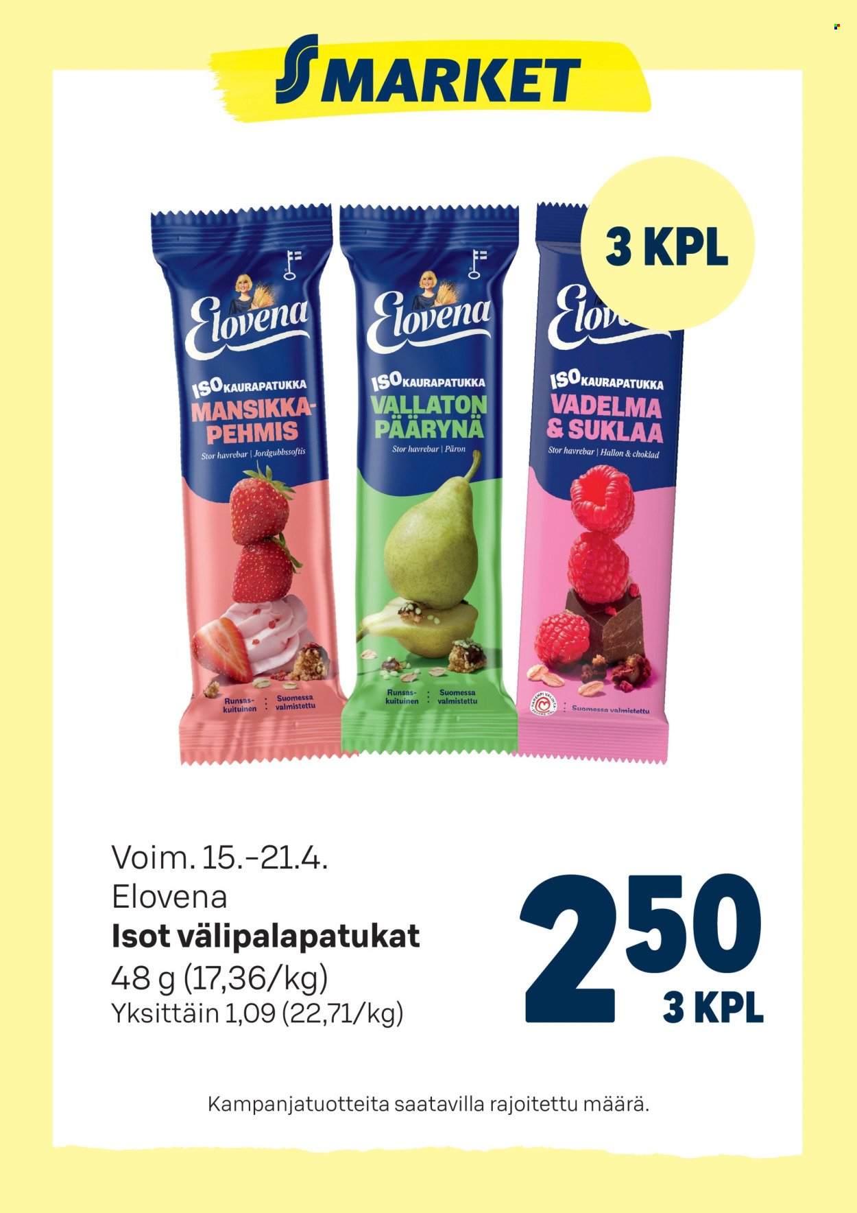 S-MARKET tarjoukset - Elovena
