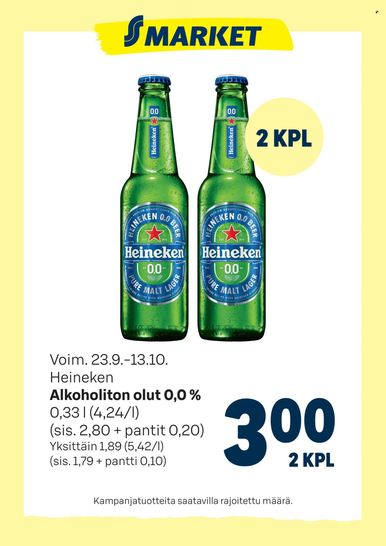 S-MARKET tarjoukset - Heineken